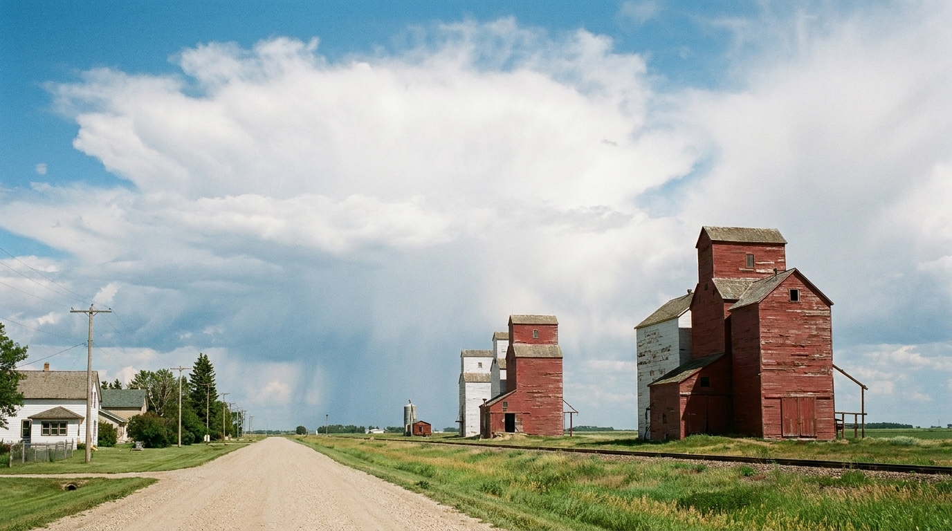 Manitoba Canada prairie town